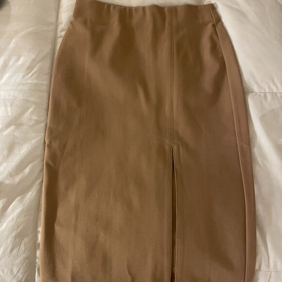 NWT Ann Taylor Camel Pencil Skirt - Picture 1 of 5
